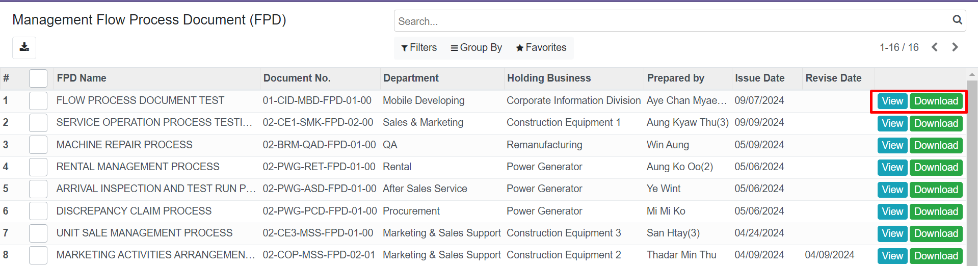 CID - User Manual App