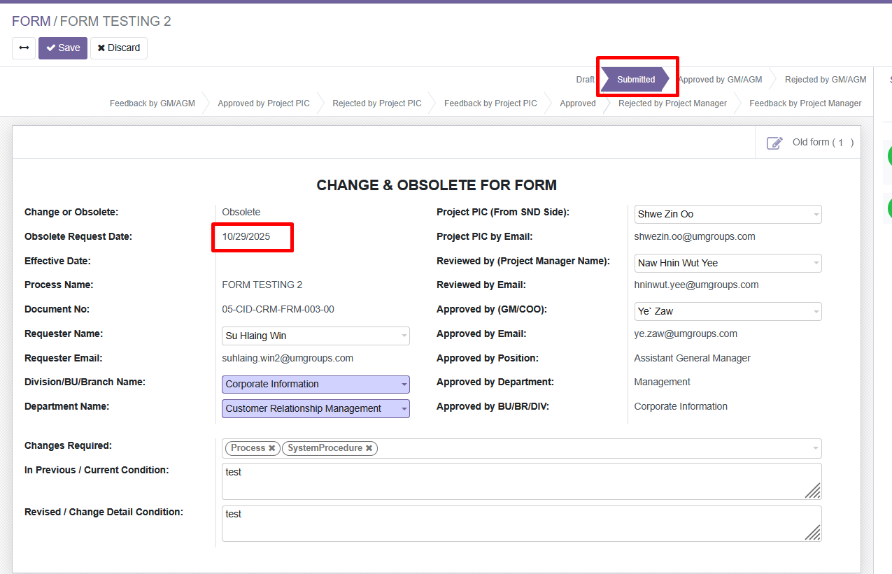 CID - User Manual App
